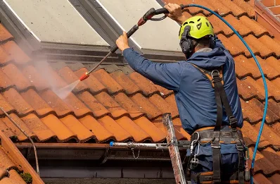 Démoussage et hydrofuge de toiture à Marlieux